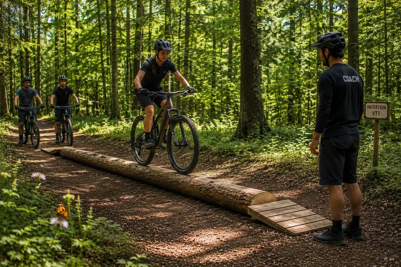 MTB Introduction in Crans Montana with Enjoy the ride bike school
